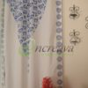 White Wooden Block Curtain