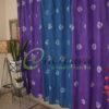 Tie Dye Purple Blue Curtain