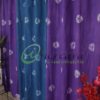 Tie Dye Purple Blue Curtain