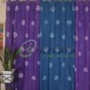 Tie Dye Purple Blue Curtain