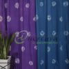Tie Dye Purple Blue Curtain