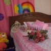 White Pink Jamdani Bed Cover