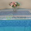 White Sky Blue Table Cover