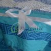 White Sky Blue Table Cover