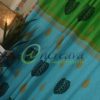 Sky Blue Green Curtain