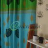 Sky Blue Green Curtain