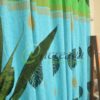 Sky Blue Green Curtain