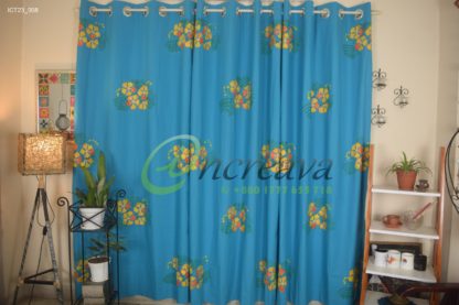 Blue RadhaChura Curtain