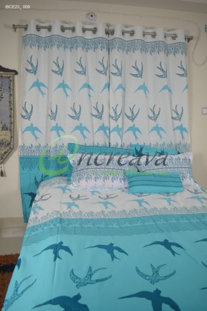 Black Drongo Bed Cover