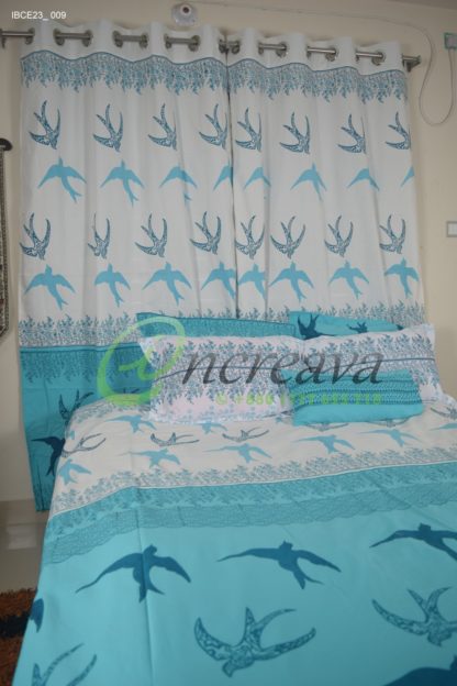 Black Drongo Bed Cover