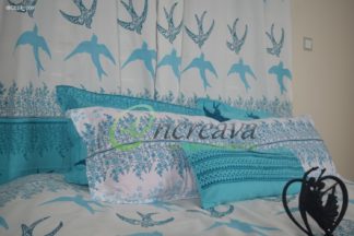 Black Drongo Bed Cover