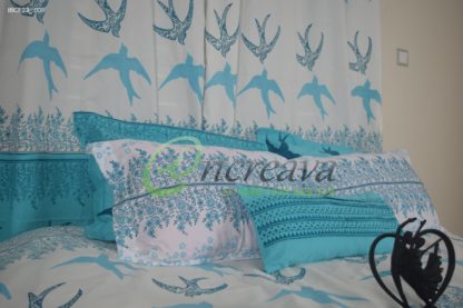 Black Drongo Bed Cover