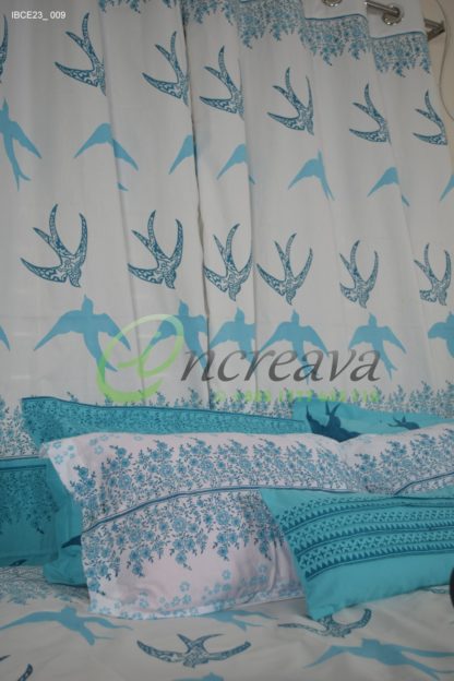 Black Drongo Bed Cover