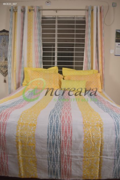 White Vertical Line  Bed cover