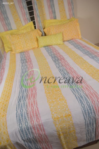 White Vertical Line  Bed cover