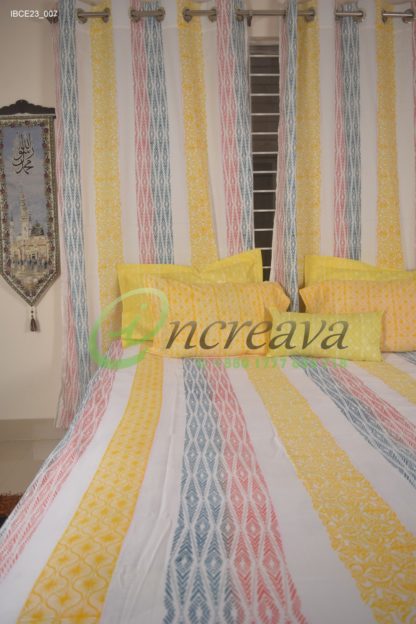 White Vertical Line  Bed cover