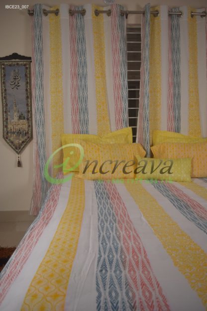 White Vertical Line  Bed cover
