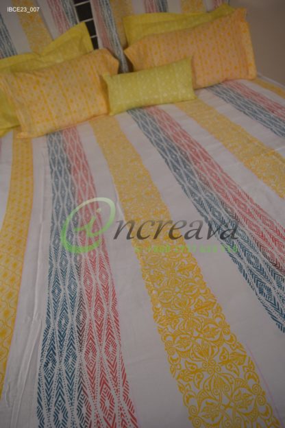 White Vertical Line  Bed cover