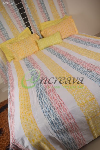 White Vertical Line  Bed cover