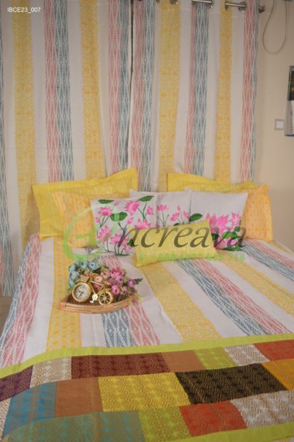 White Vertical Line  Bed cover