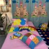 Pink Rainbow Bed Cover