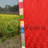 Patchwork Red curtain