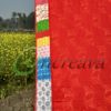 Patchwork Red curtain